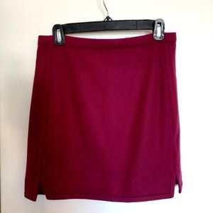 J.CREW wool mini skirt